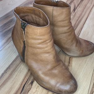 Cute BP Tan heeled boots.